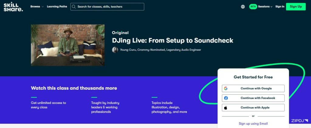 DJ Courses Skillshare – DJing Live: From Setup To Soundcheck