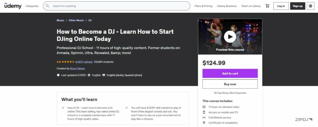 DJ Courses Udemy – How To Become A DJ