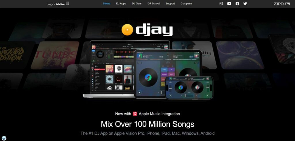 Algoriddim DJay Pro AI DJ Software