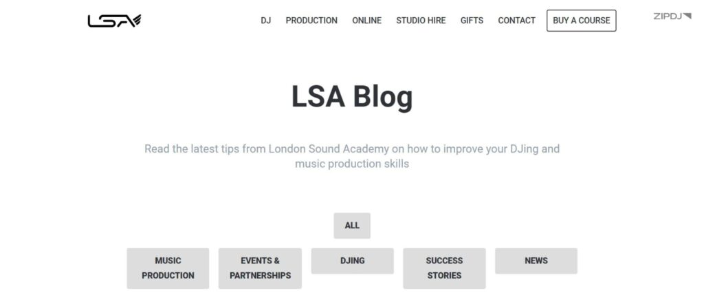 London Sound Academy DJ Blog