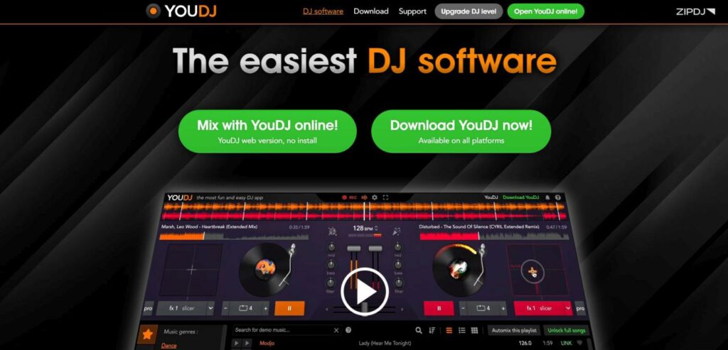 YOU.DJ Free Software